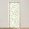 Klassiek - Vogels - Groen deurposter klein 289 -3d_beige