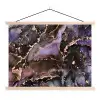 Marmer - Goud - Roze textielposter latten blank klein -3d
