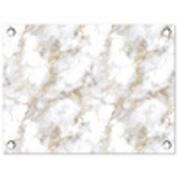 Gouden aders - Marmer - Wit tuinposter los doek klein 239 -3d