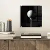 Golfbal - Minimalistisch - Wit plexiglas 5mm klein -sfeer1