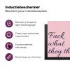 Fuck what they think - Roze - Minimalistisch Inductie beschermer vinyl 3mm klein -zzzzzzz-cc-usp