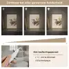 Vanille - Bloemen - Beige Light Box met kabel (Tafellamp) klein -USP_dimbaarNL