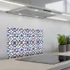 Patroon - Modern - Kleurrijk keuken achterwand spatscherm klein 900 -3d_schuin