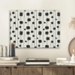 Grafisch - Modern - Zwart PET vilt klein 837 -sfeer1