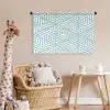 Design - Geometrie - Patroon - Driehoek Wandkleed katoen middel 269 -wsfeer5_kind