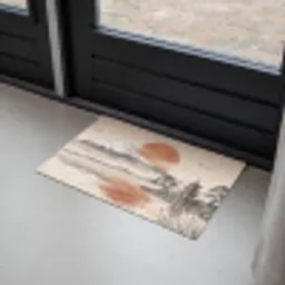 Bergtop - Meer - Bloesem Deurmat klein -sfeer2