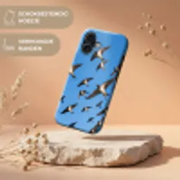 Zwaluwen - Vliegen - Blauw Toughcase MagSafe Apple iPhone 17 klein -USP_RandenV_NL