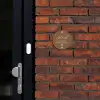 Bruin - Sierlijk Naambord Rond klein -sfeer1-rond-XS