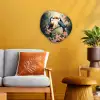 Toekan - Vogels - Bloemen - Natuur - Jungle Wandcirkel Organisch Forex 3mm klein -sfeer4