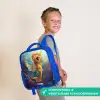 Oranje zeepaardje in het water Kinderrugzak - Blauw middel -sfeer3_NL
