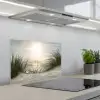 Zand - Gras - Zon keuken achterwand spatscherm klein -3d_schuin