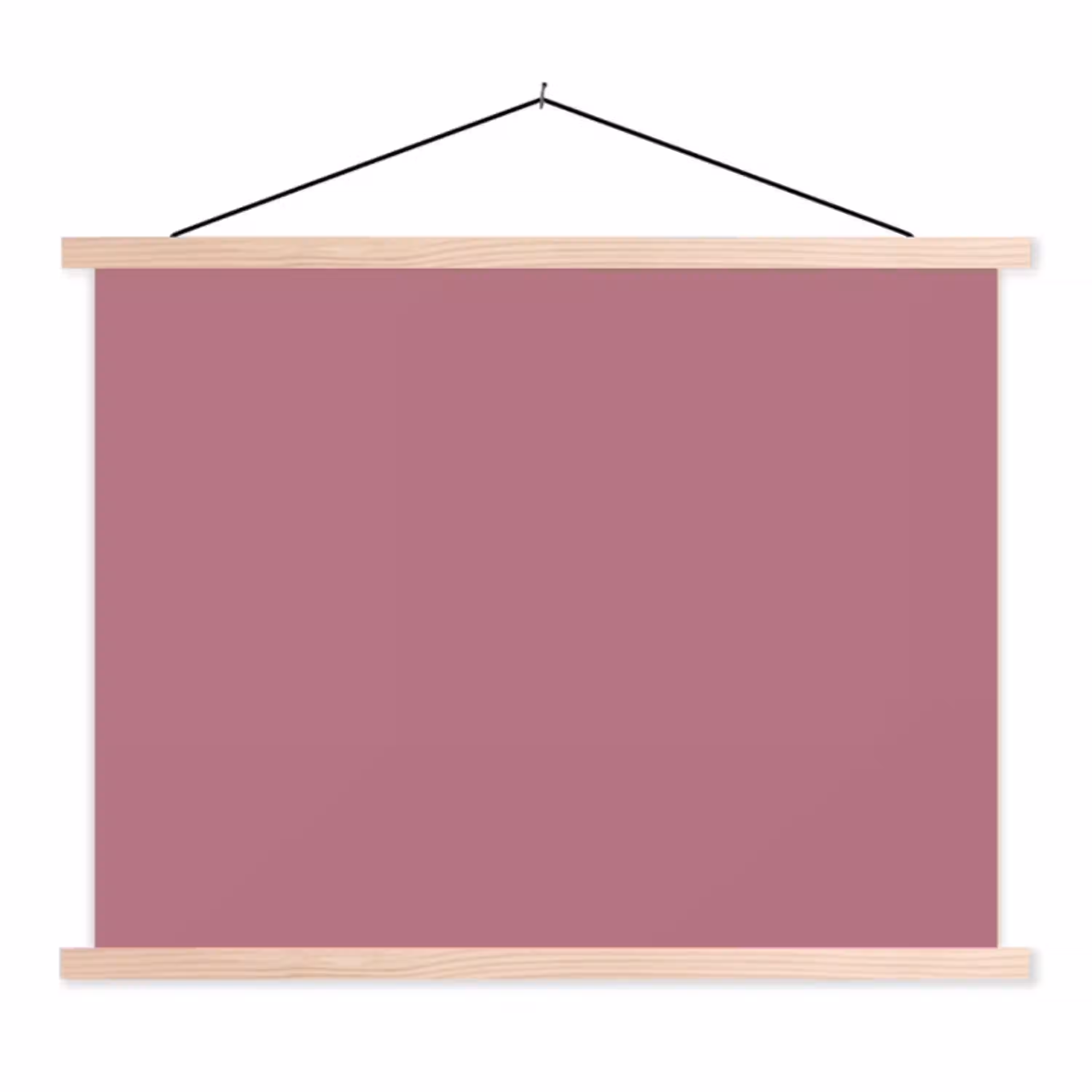 Antique - Mauve - Roze textielposter latten blank klein 122 -3d