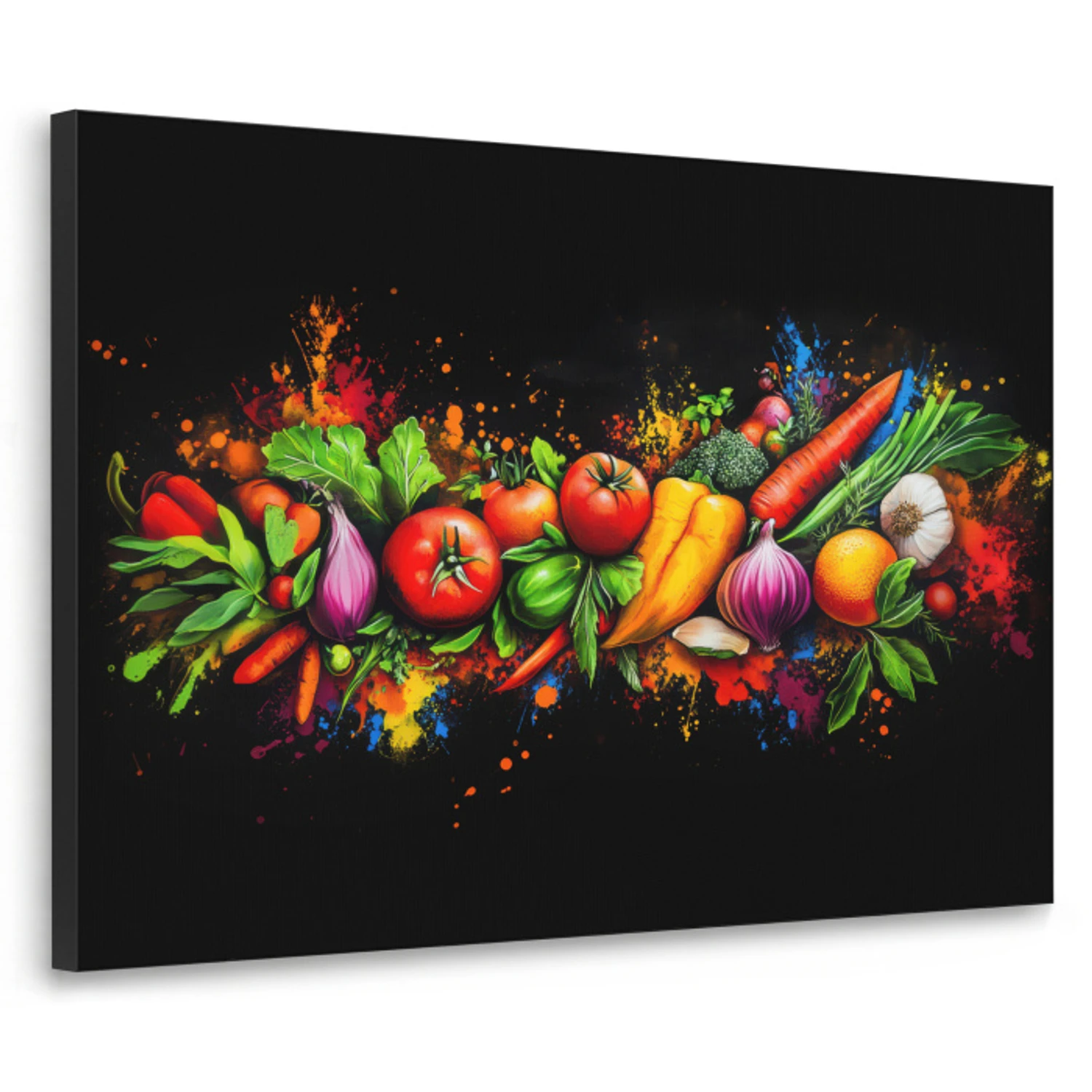 Art Frame - Groente - Eten - Kruiden - Graffiti - Koken | Canvascompany.be