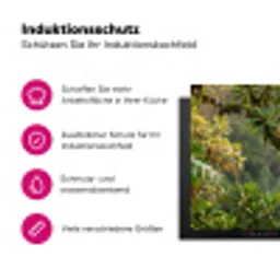 Ara - Jungle - Rood Inductie beschermer vinyl 3mm klein -zzzzzzz-lf-ups