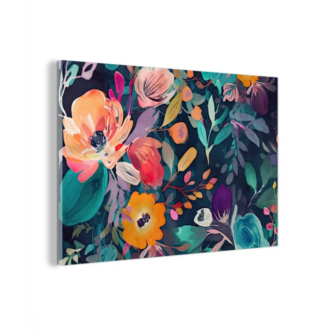 Kleurrijk - Bloemen - Kunst - Natuur - Hippie plexiglas 5mm klein -z3d