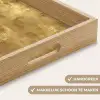 Industrieel - Textuur - Goud Dienblad Rechthoek middel 911 -USP_HandgreepNL