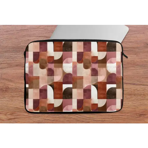 Geometrie - Modern - Retro laptophoes neopreen klein 279 -tafel