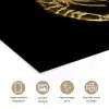 Garnalen - Zwart - Goud - Dieren poster papier klein -closeup_NL