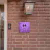 Lavendel - Modern Naambord Vierkant klein -sfeer7-XS