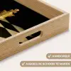 Schaakstuk - Koning - Schaakbord - Geblokt Dienblad Rechthoek middel -USP_HandgreepNL