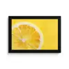 Citroen - Geel - Zonnig fotolijst zwart zonder passe partout klein -3d