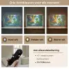 Schildpad - Dino - Jungle - Waterval Light Box met batterij (Wandlamp kind) middel -USP_lichtkleurNL