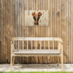 Olifant - Slurf - Mozaïek - Abstract Tuinposter op houten frame 2 cm dik klein -sfeer4