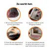 Varen - Patroon - Paars Inductie beschermer vinyl 3mm klein 276 -zzzzzzz-td-werking