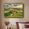 Toscane - Landschap - Wijngaarden Textielframe - compleet frame klein -sfeer1