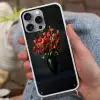 Boeket - Tulpen - Vaas - Rood Hoesje iPhone 16 Pro Max met koord klein -sfeer3