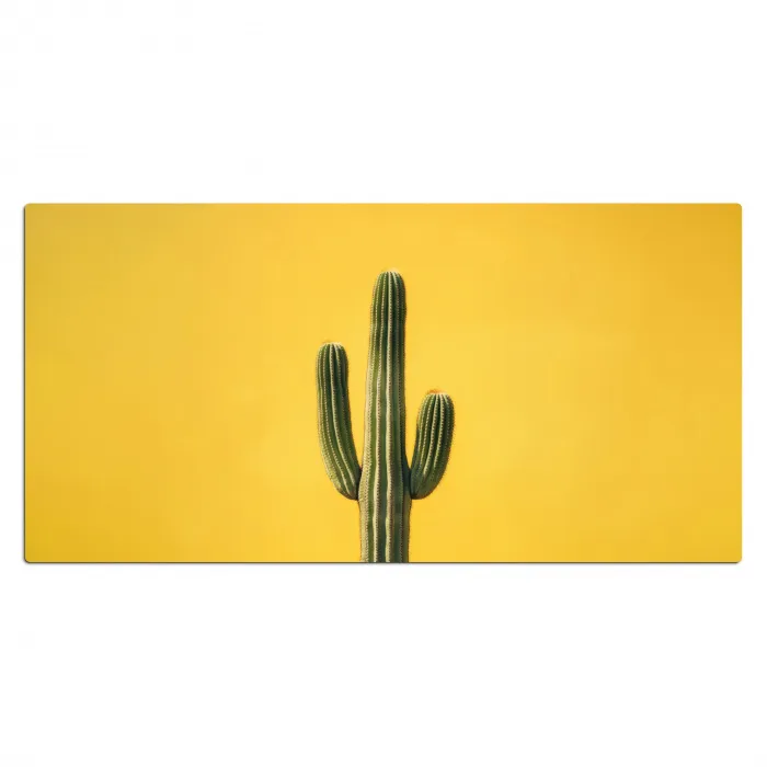 Cactus - Groen - Minimalistisch Muismat XXL klein -3d_leeg