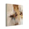 Modern - Bruin - Abstract - Beige aluminium wit klein -3d