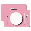 Mond - BLAH BLAH - Roze Placemat vinyl groot -zzsfeer2_Kitchenyeah-website