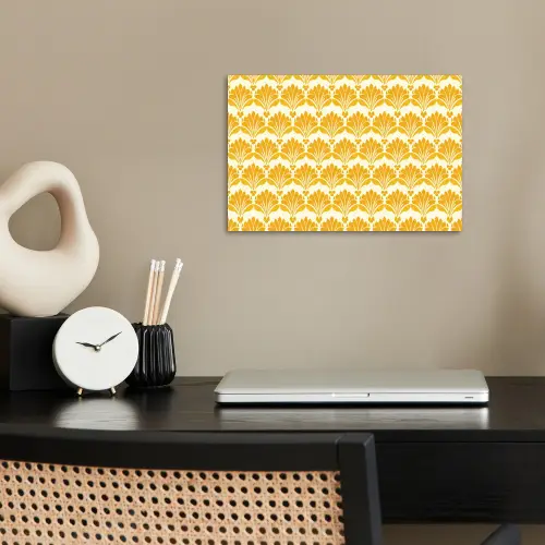Patroon - Motief - Geel poster papier klein 62 -sfeer1