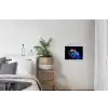 Octopus - Stippen - Blauw - Zee textielposter latten blank klein -woonkamer