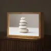 Gestapelde - Stenen - Grijs Light Box met kabel (Tafellamp) klein -z3d_website