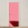 Dream - 3D - Rood - Roze deurposter klein -3d_beige