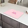 Girl power - Roze - Hartje Inductie beschermer vinyl 3mm klein -sfeer8