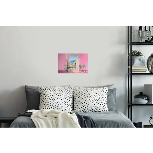 Roze - Buiten - Verf Muursticker klein -slaapkamer