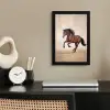 Paard - Galop - Energie fotolijst zwart zonder passe partout klein -sfeer1