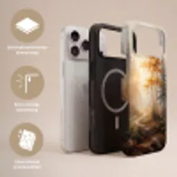 Bospad - Herfstbladeren - Natuur - Schilderachtig - Oranje Toughcase MagSafe Apple iPhone 17 Pro Max klein -USP_Lagen_NL