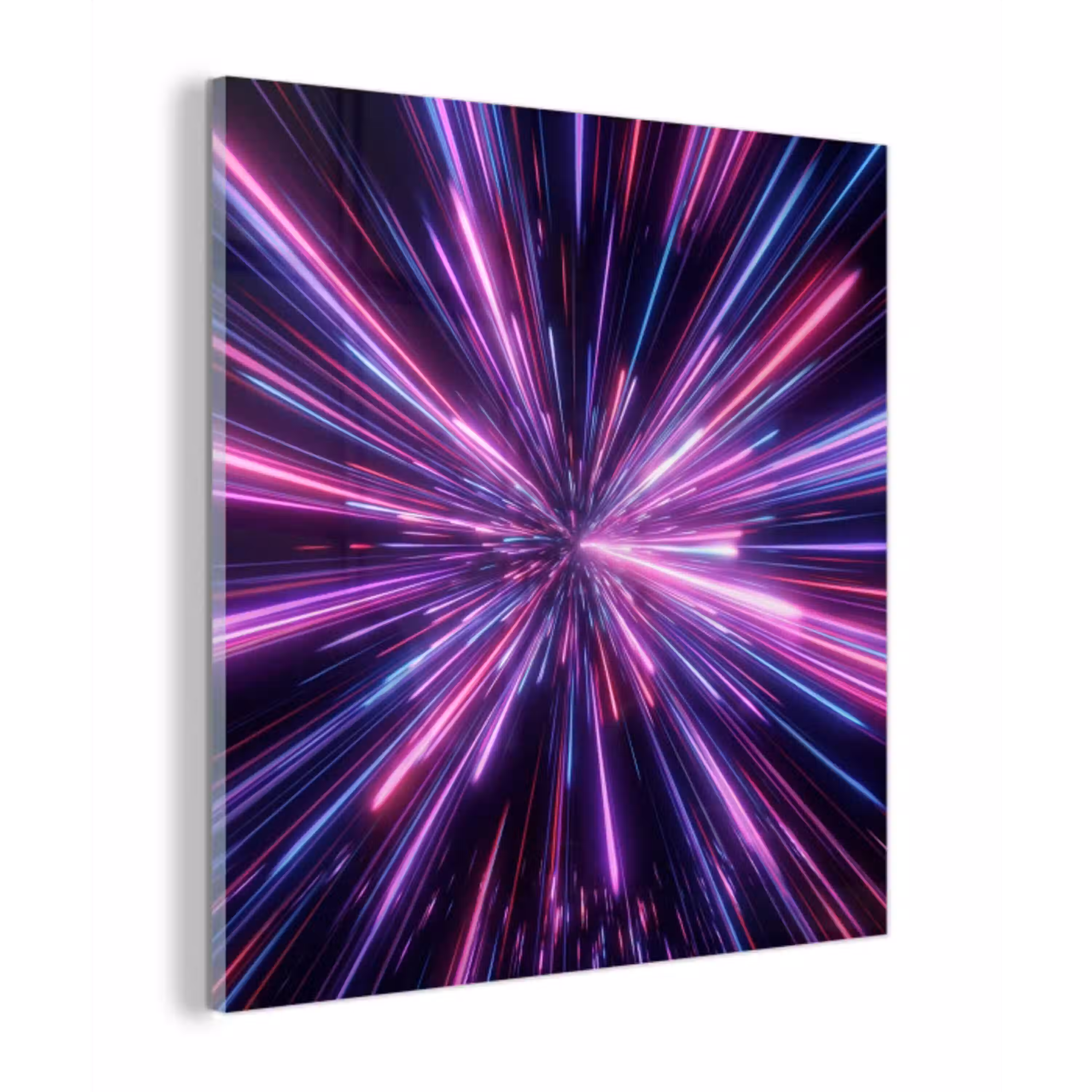 Lichtsnelheid - Ruimte - Roze - Paars plexiglas 5mm klein -z3d