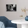 Golden Retriever - Hond - Vrolijk -  Bord spaghetti - Zwart - wit poster papier klein -sfeer3