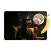 Hert - Zonnebril - Zwart - Pak Placemat vinyl groot -zzzproduct_Kitchenyeah-website