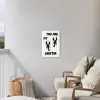 Lobster - Beige - Minimalistisch Tuinposter op houten frame 2 cm dik klein -sfeer1