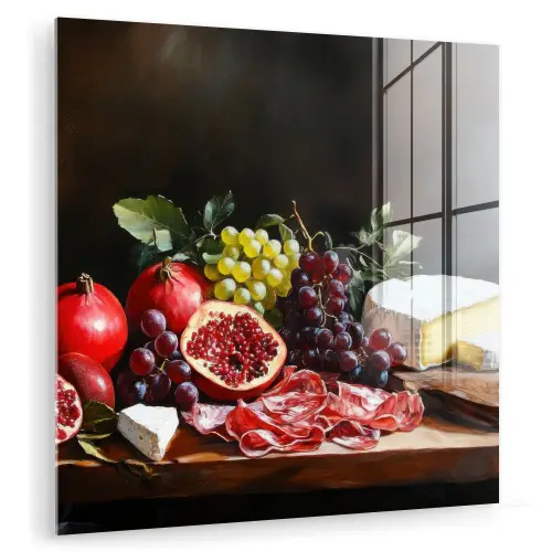 Borrelplank - Stilleven - Vintage plexiglas 5mm klein -zzzproduct_nieuw