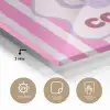 More coffee - Roze - Paars - Strepen - Mok plexiglas 5mm klein -sfeer2