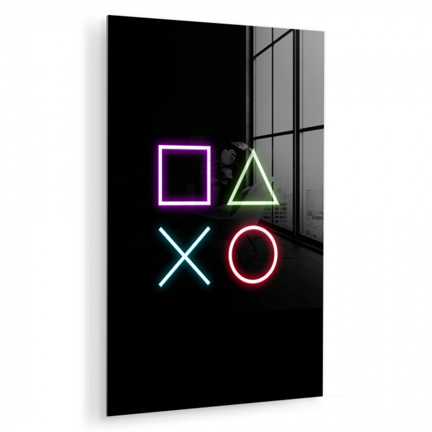 Gaming - Neon - Console - Zwart - Controller - Gamen plexiglas 5mm klein -zzzproduct_nieuw