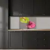 Planten - Anthurium - Groen - Roze keuken achterwand 2 middel -sfeer1