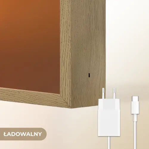 Voetballer - Oranje - Voetbal - Omhaal Light Box met batterij (Wandlamp kind) middel -USP_websiteoplaadbaarNL